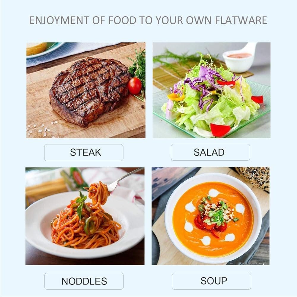 Premium Stainless Steel Cutlery Set with Travel Case - 3 Pcs - Image 7