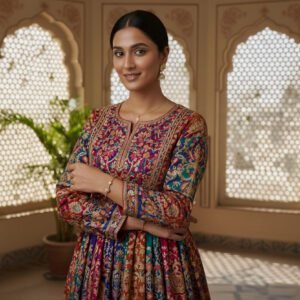 Dazzling Gold Bangle Set with Pave Crystal Beads - Designer Jewellery